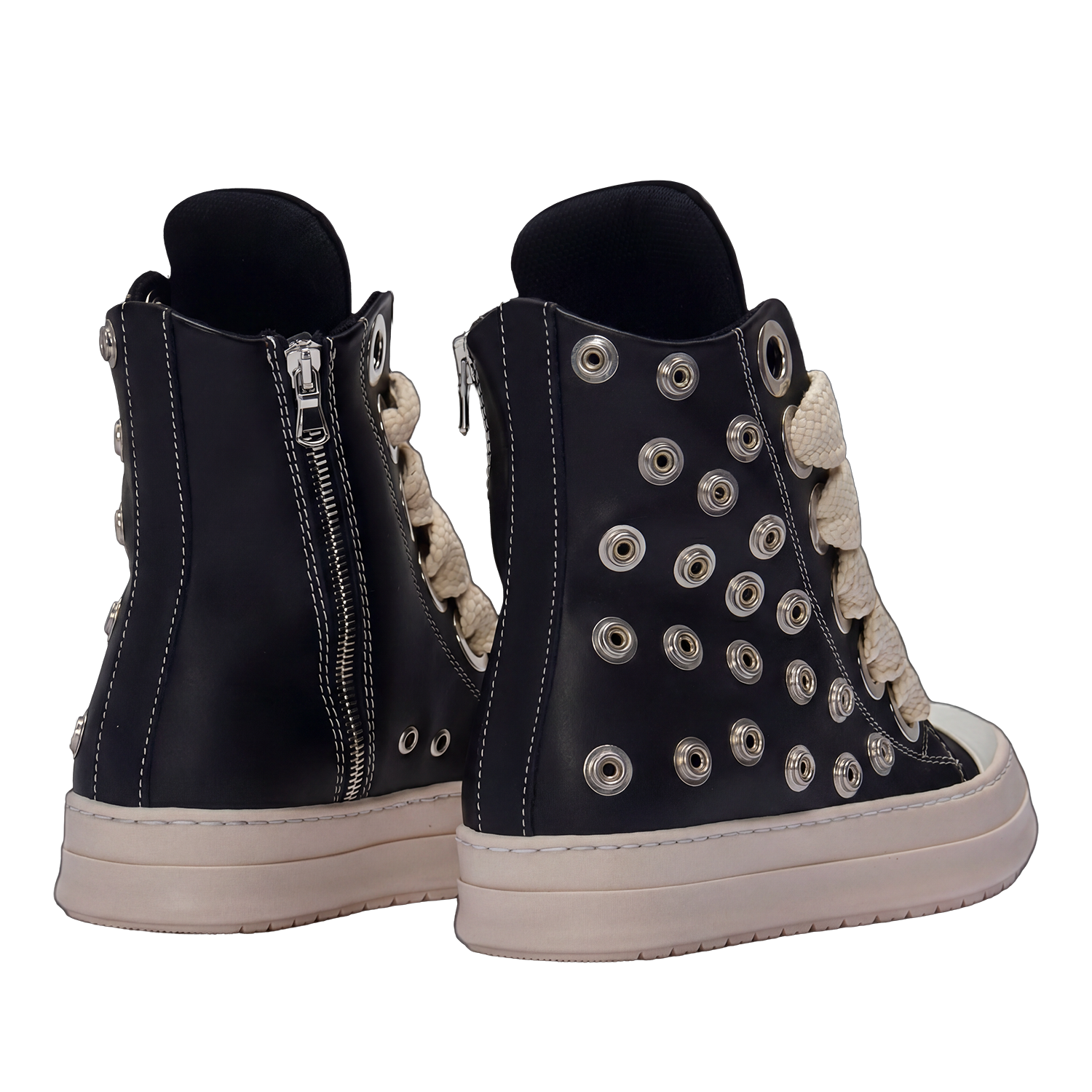 Sneakers Custom - Pelle Alta Button
