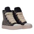 Sneakers Custom - Pelle Occhielli Silver