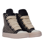 Sneakers Custom - Pelle Occhielli Silver