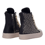Sneakers Custom - Pelle Occhielli Silver