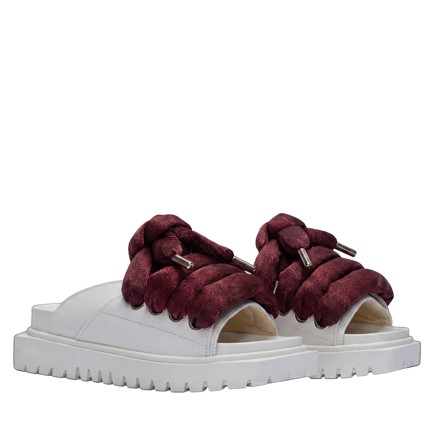 Sandalo - Pelle Crema - LT Bordeaux