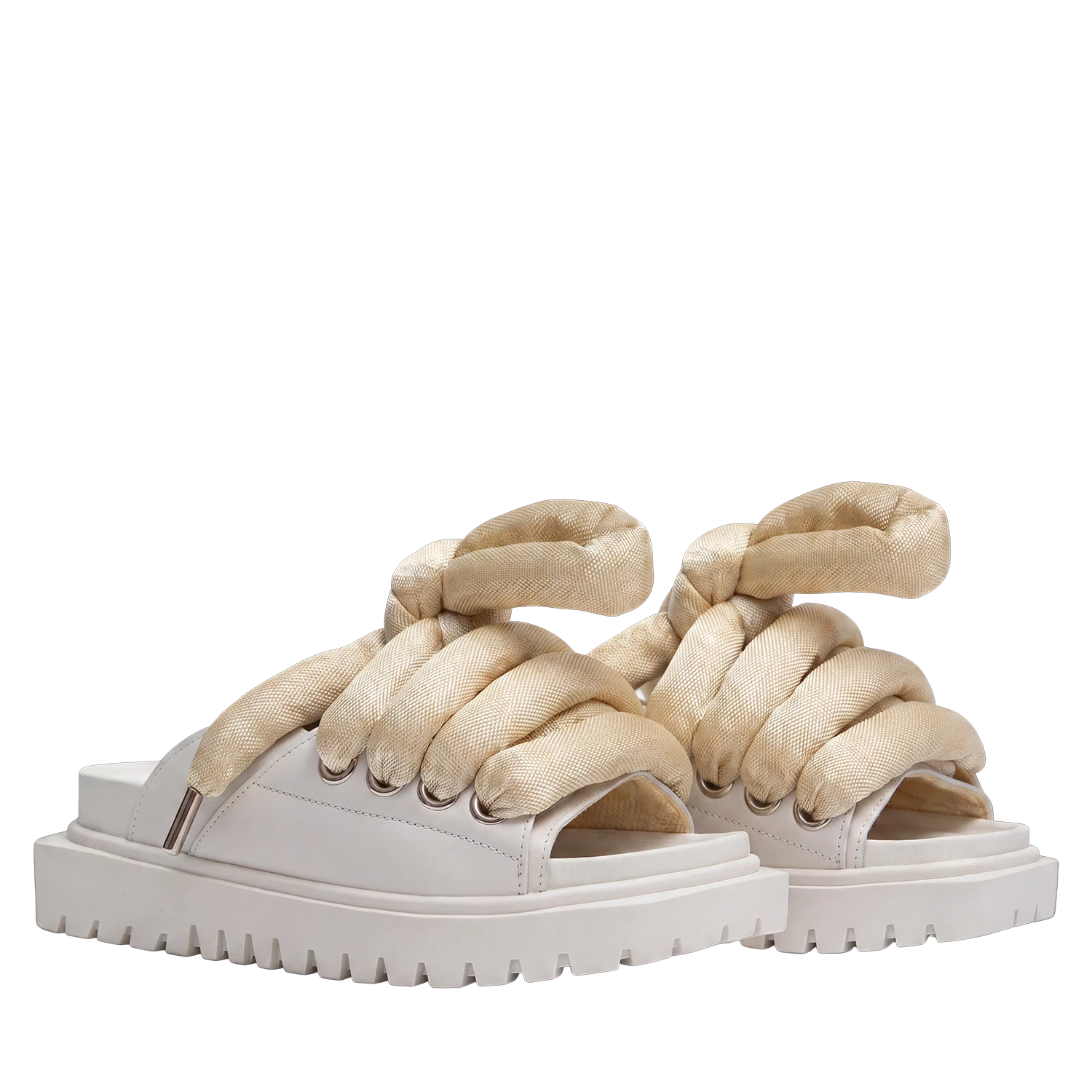 Sandalo - Pelle Crema - LT Oro