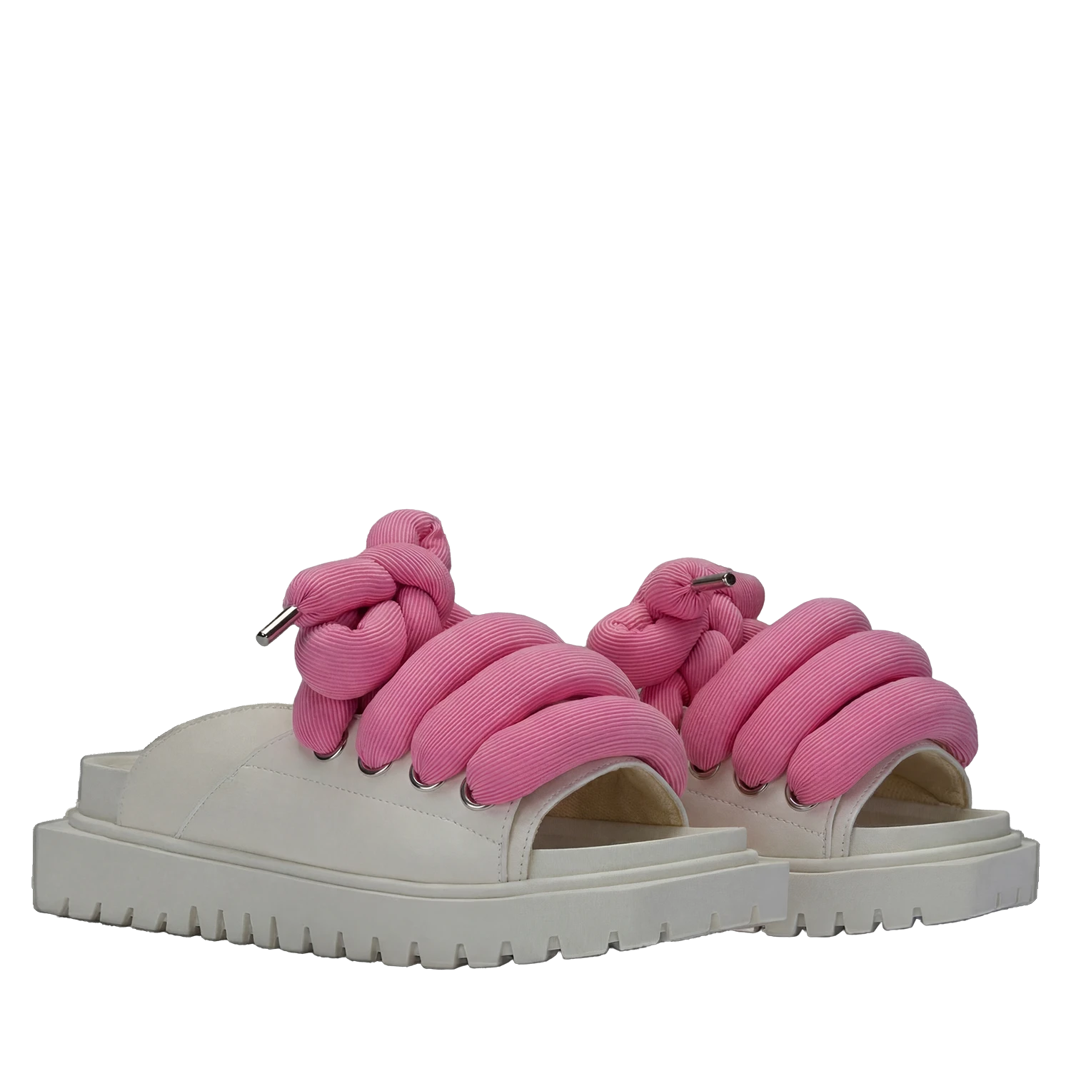 Sandalo - Pelle Crema - TB Rosa