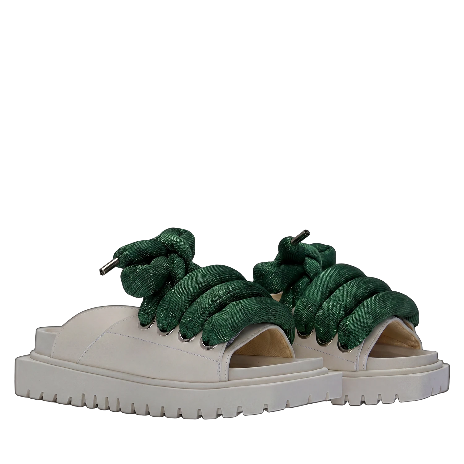 Sandalo - Pelle Crema - LT Verde