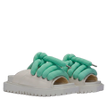 Sandalo - Pelle Crema - TB Smeraldo