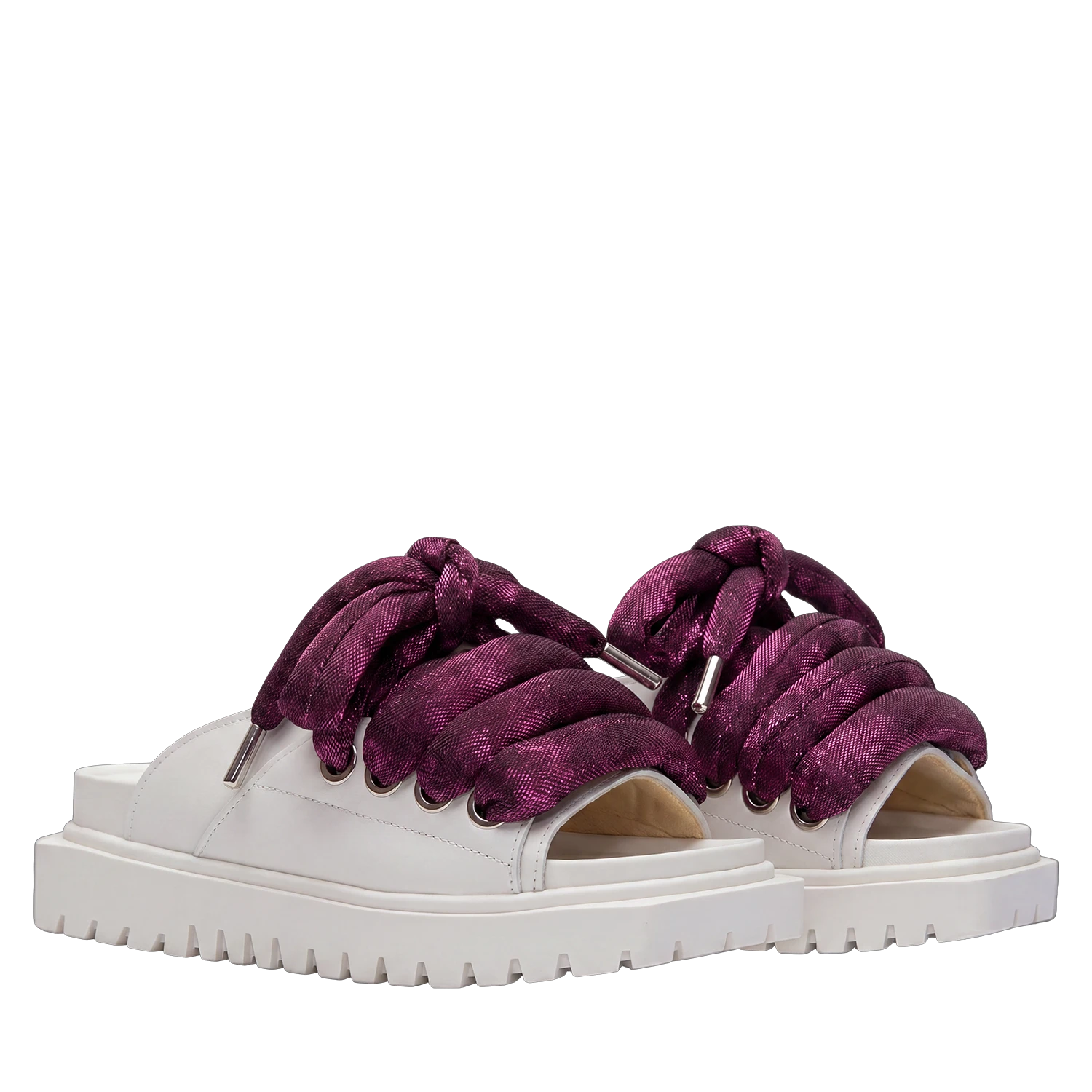 Sandalo - Pelle Crema - LT Viola