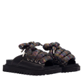 Sandalo - Pelle Nero - LT Multicolor