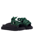Sandalo - Pelle Nero - LT Verde