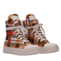 Sneakers - Scozzese Arancio Croci