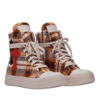 Sneakers - Scozzese Arancio Croci