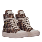Sneakers - Scozzese Beige Croci
