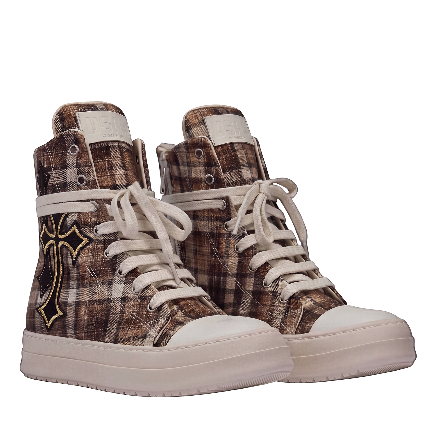 Sneakers - Scozzese Beige Croci