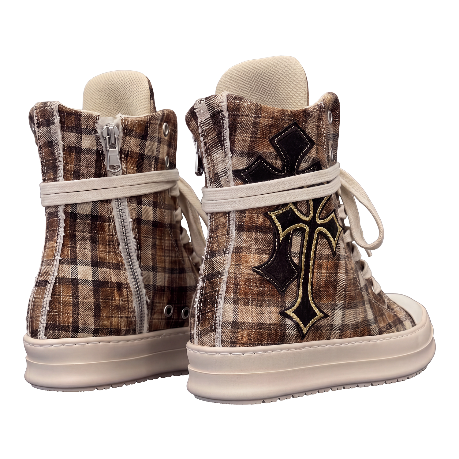 Sneakers - Scozzese Beige Croci