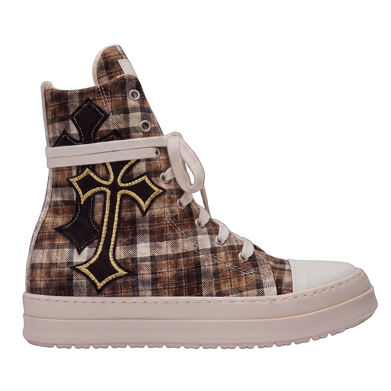 Sneakers - Scozzese Beige Croci