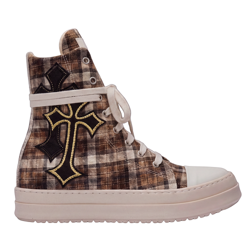 Sneakers - Scozzese Beige Croci