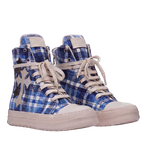 Sneakers - Scozzese Blu Croci
