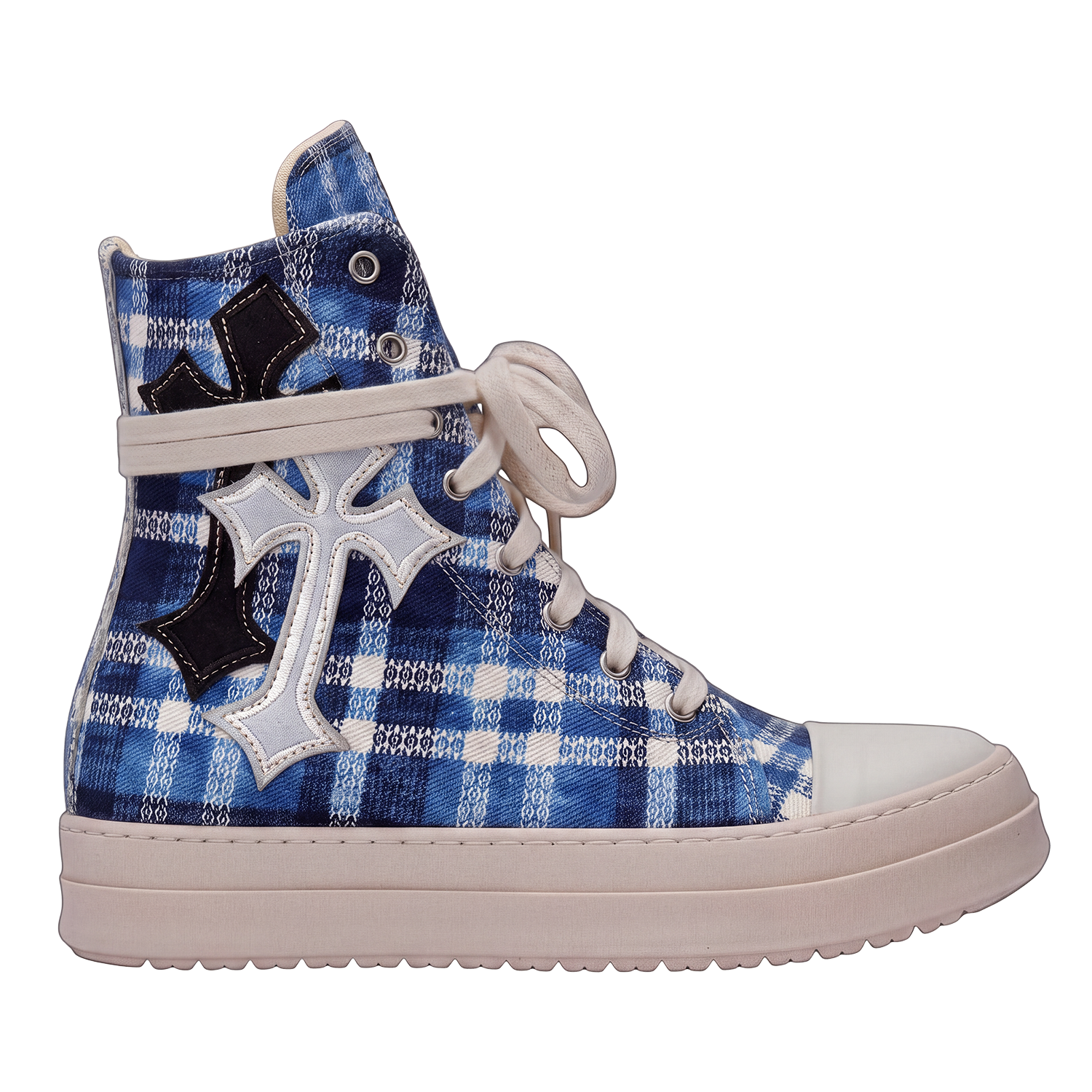 Sneakers - Scozzese Blu Croci