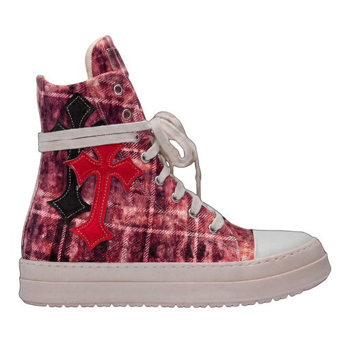 Sneakers - Scozzese Rosso Croci