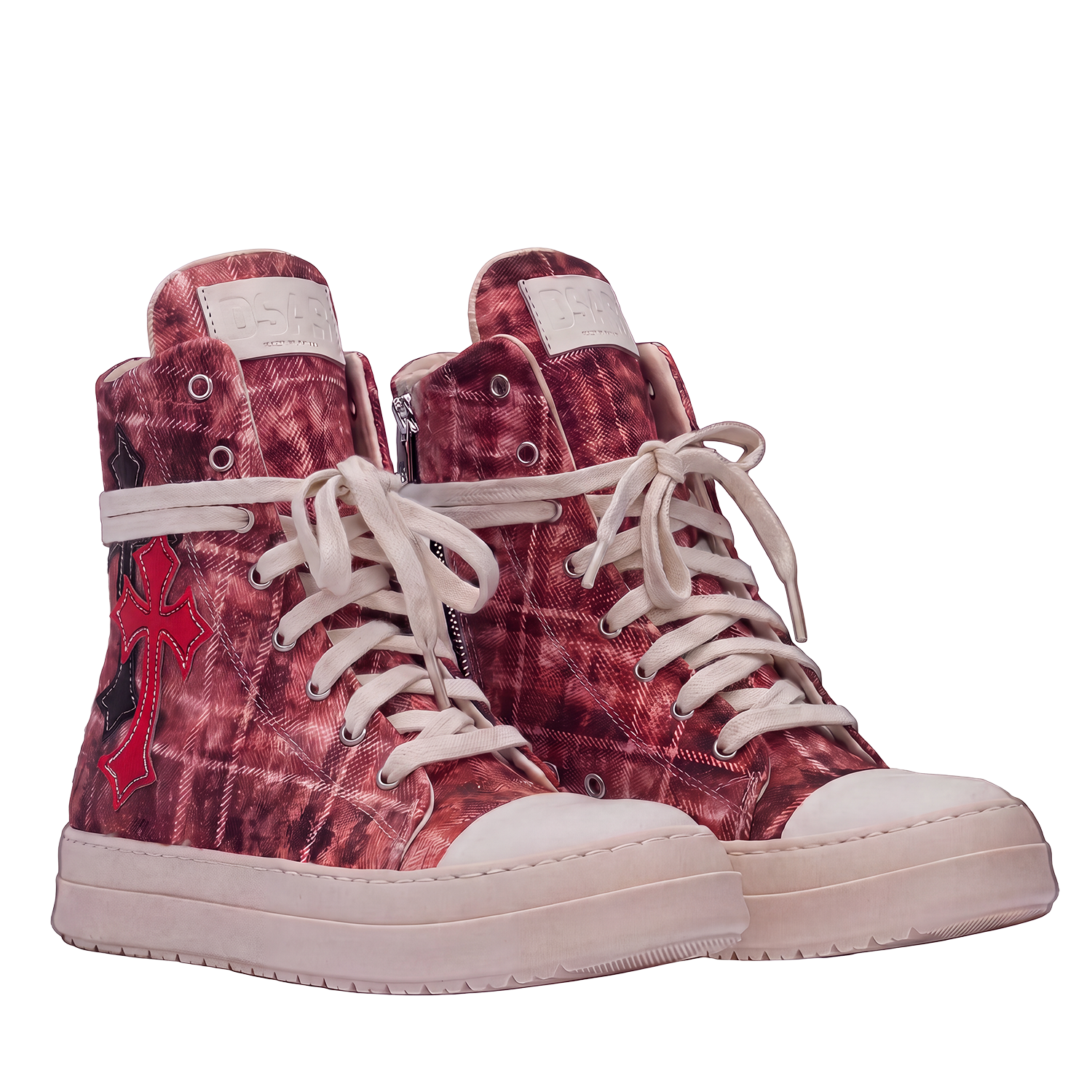 Sneakers - Scozzese Rosso Croci