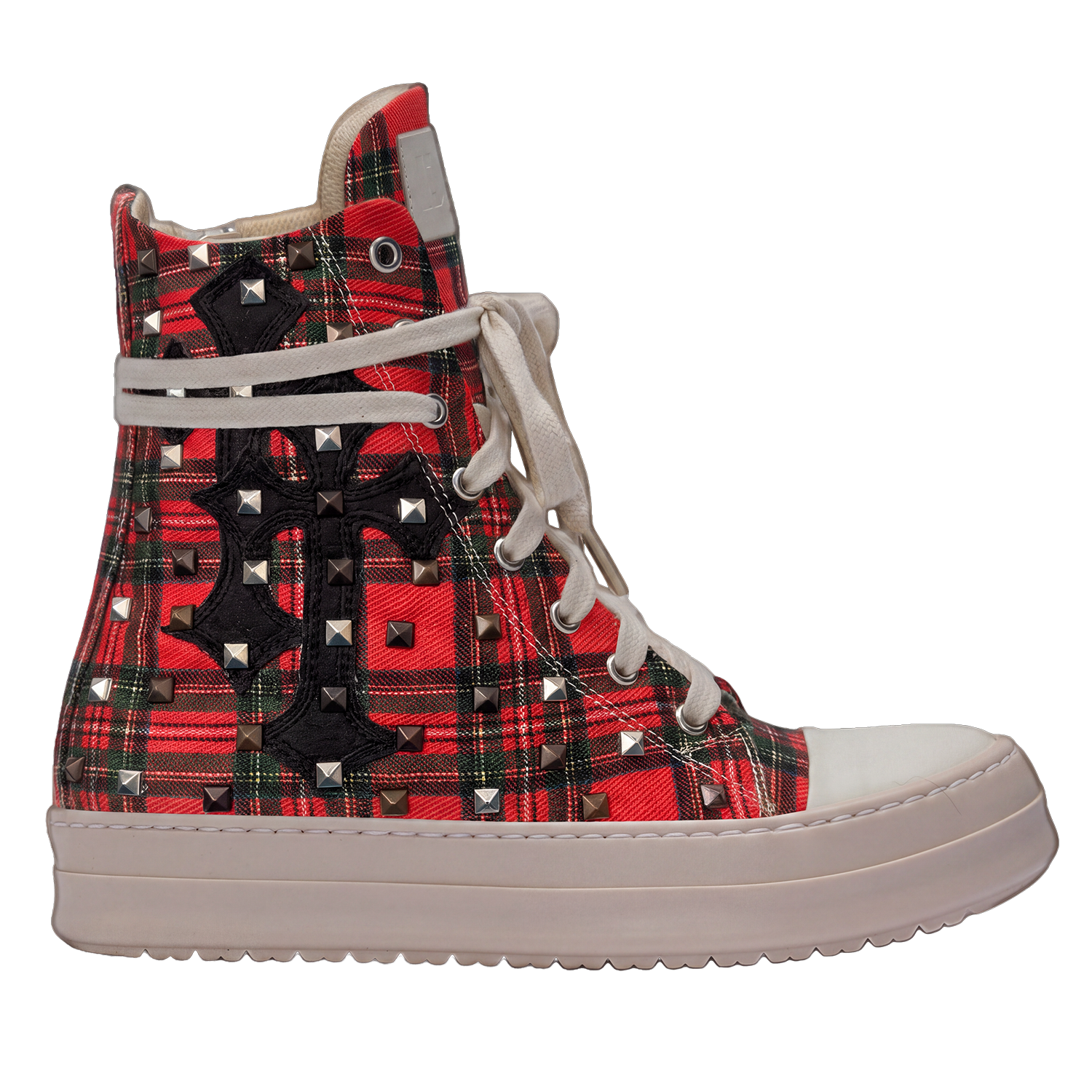 Sneakers - Scozzese Rosso Croci Piramide