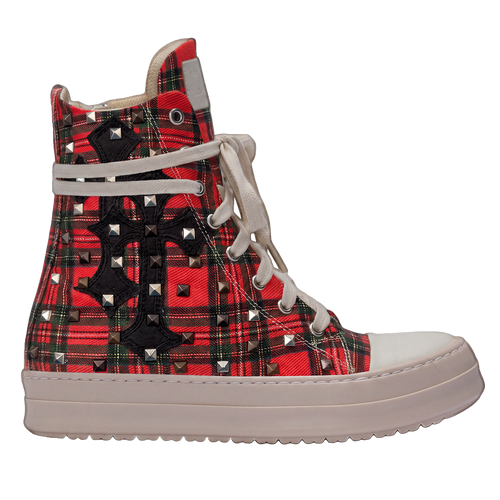 Sneakers - Scozzese Rosso Croci Piramide