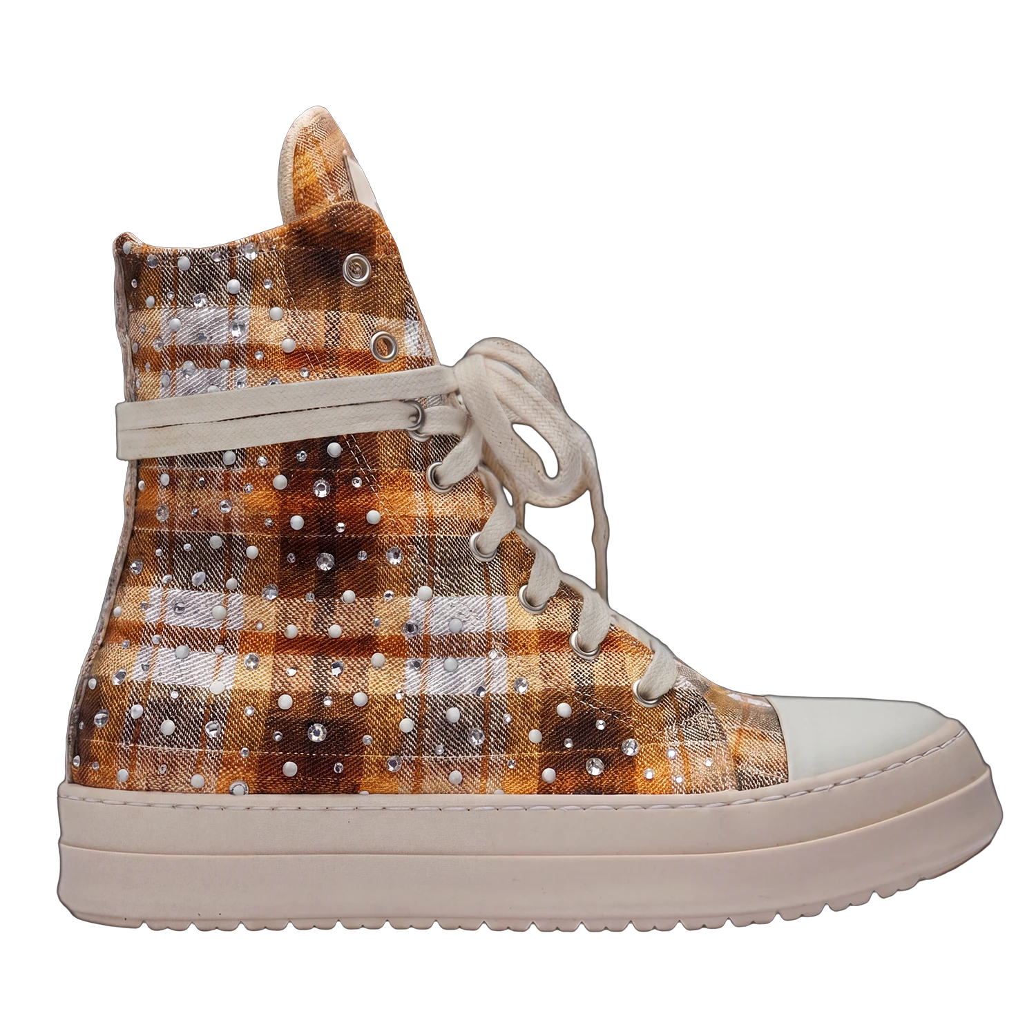 Sneakers - Scozzese Diamond - Arancio