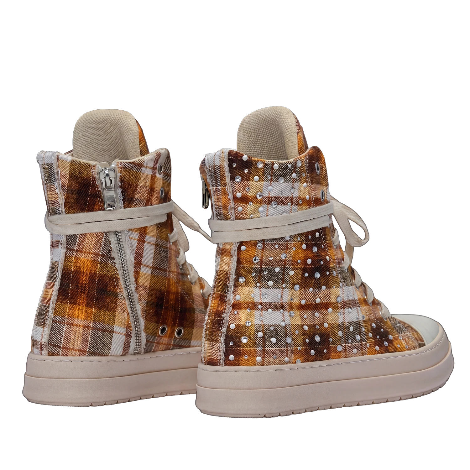 Sneakers - Scozzese Diamond - Arancio