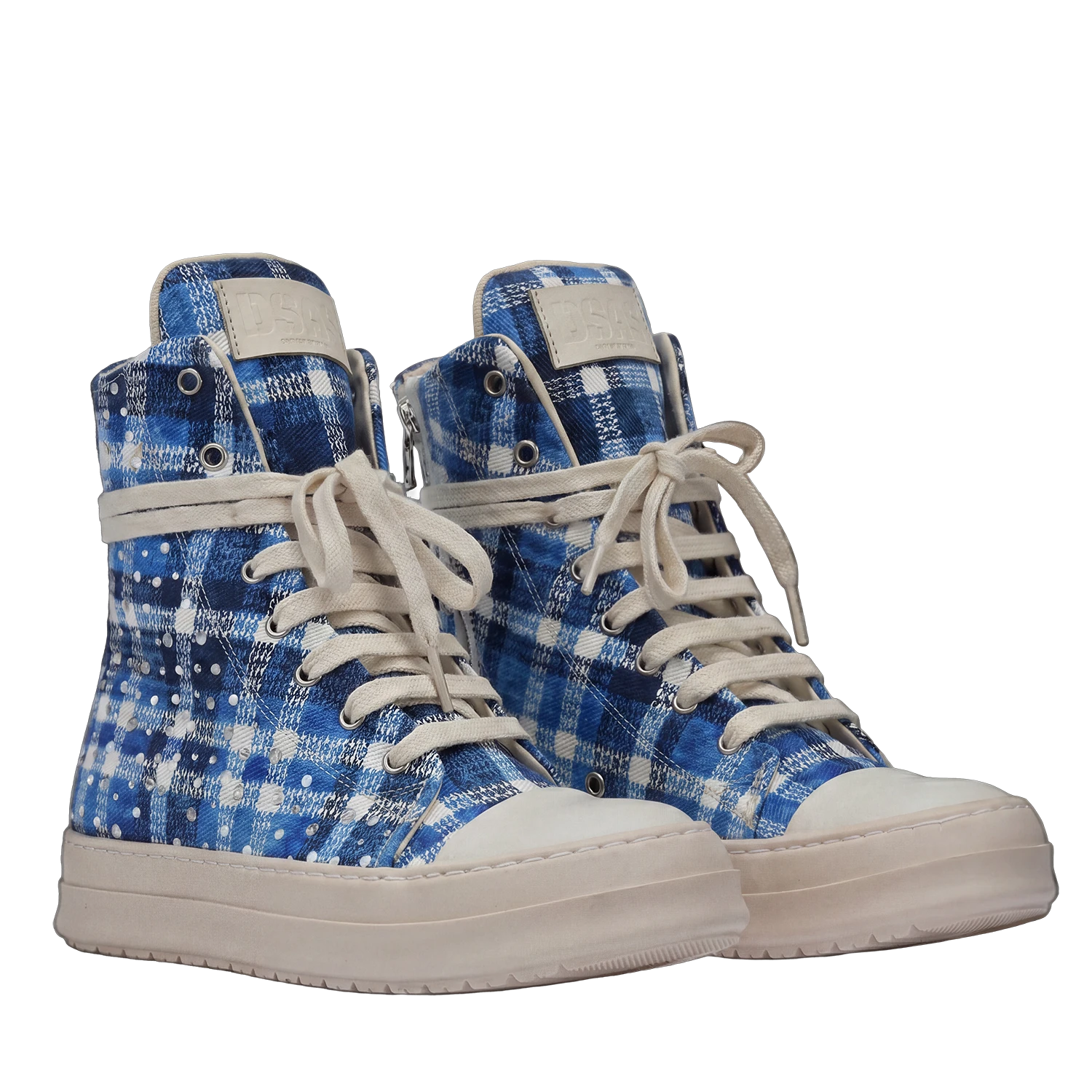 Sneakers - Scozzese Diamond - Blu