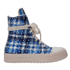 Sneakers - Scozzese Diamond - Blu
