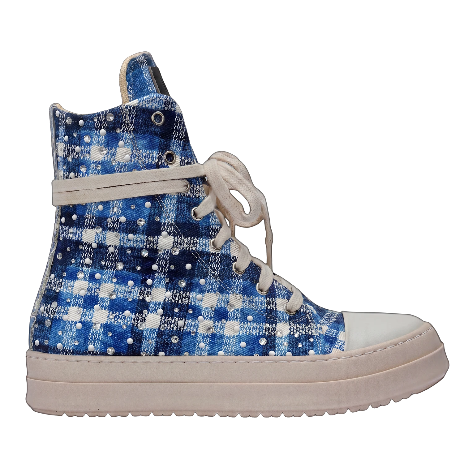 Sneakers - Scozzese Diamond - Blu