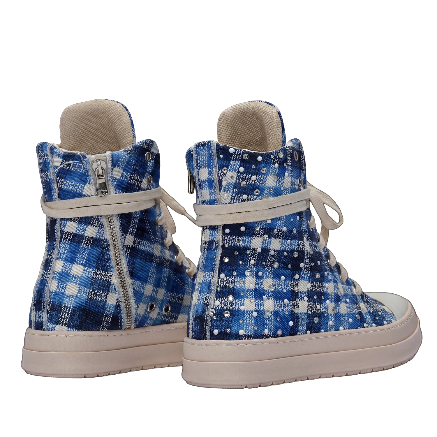 Sneakers - Scozzese Diamond - Blu