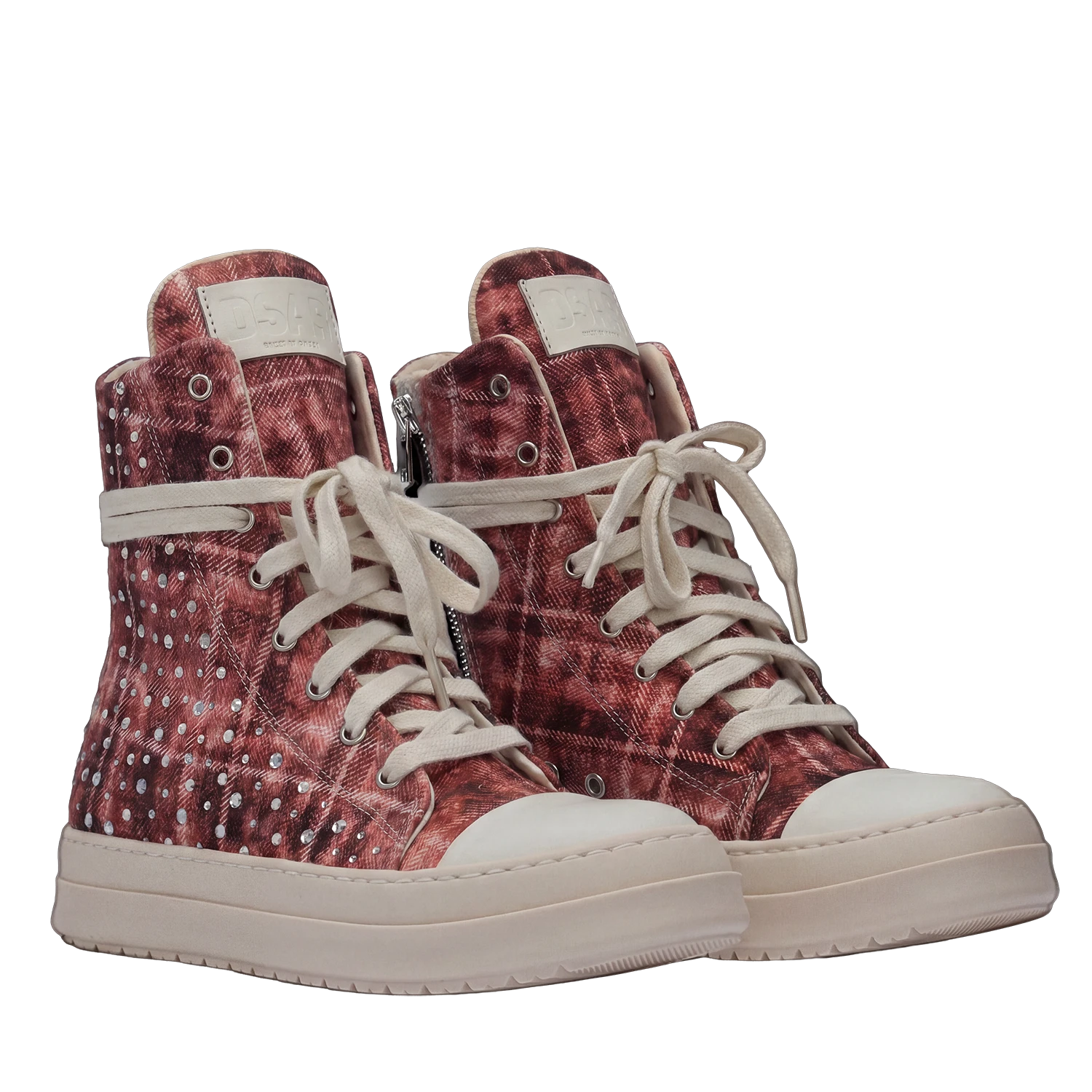 Sneakers - Scozzese Diamond - Rosso