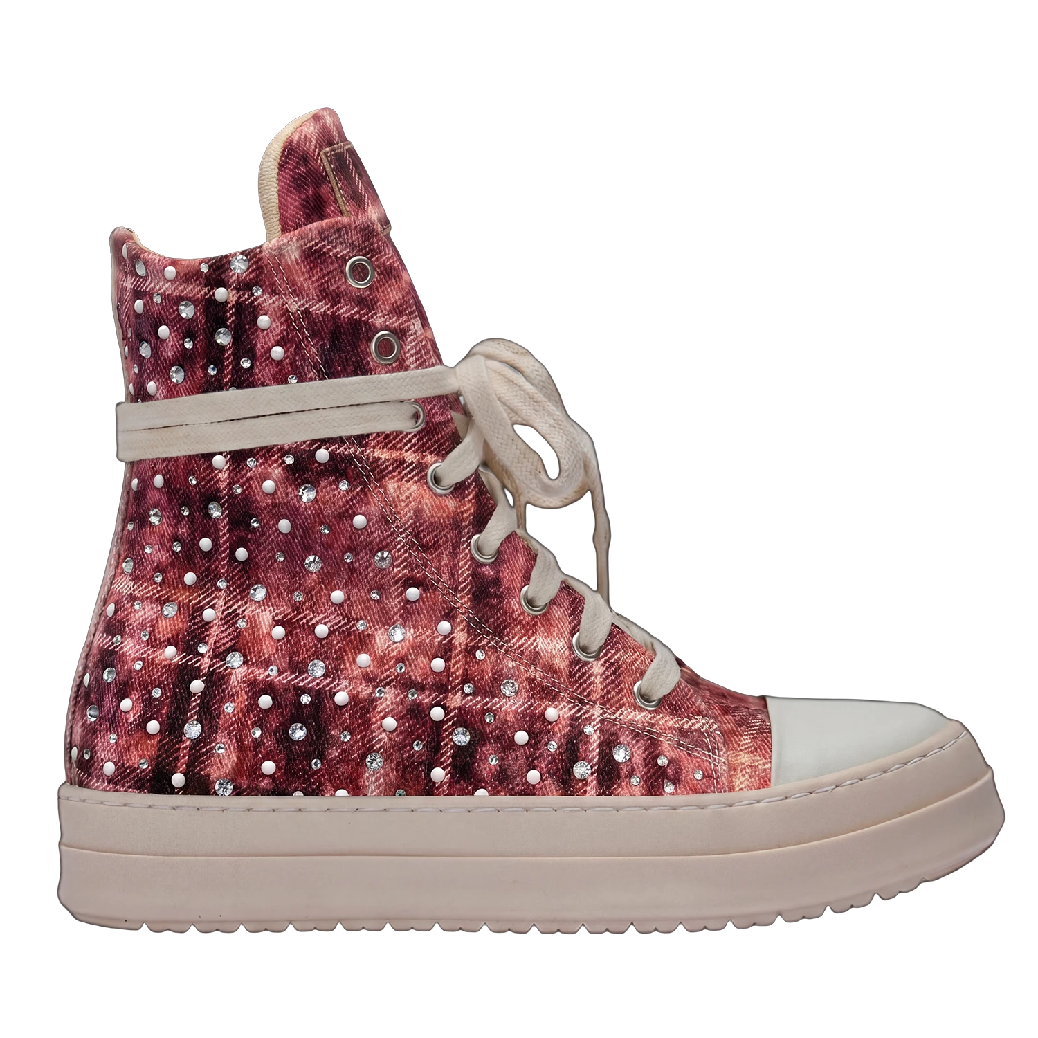 Sneakers - Scozzese Diamond - Rosso