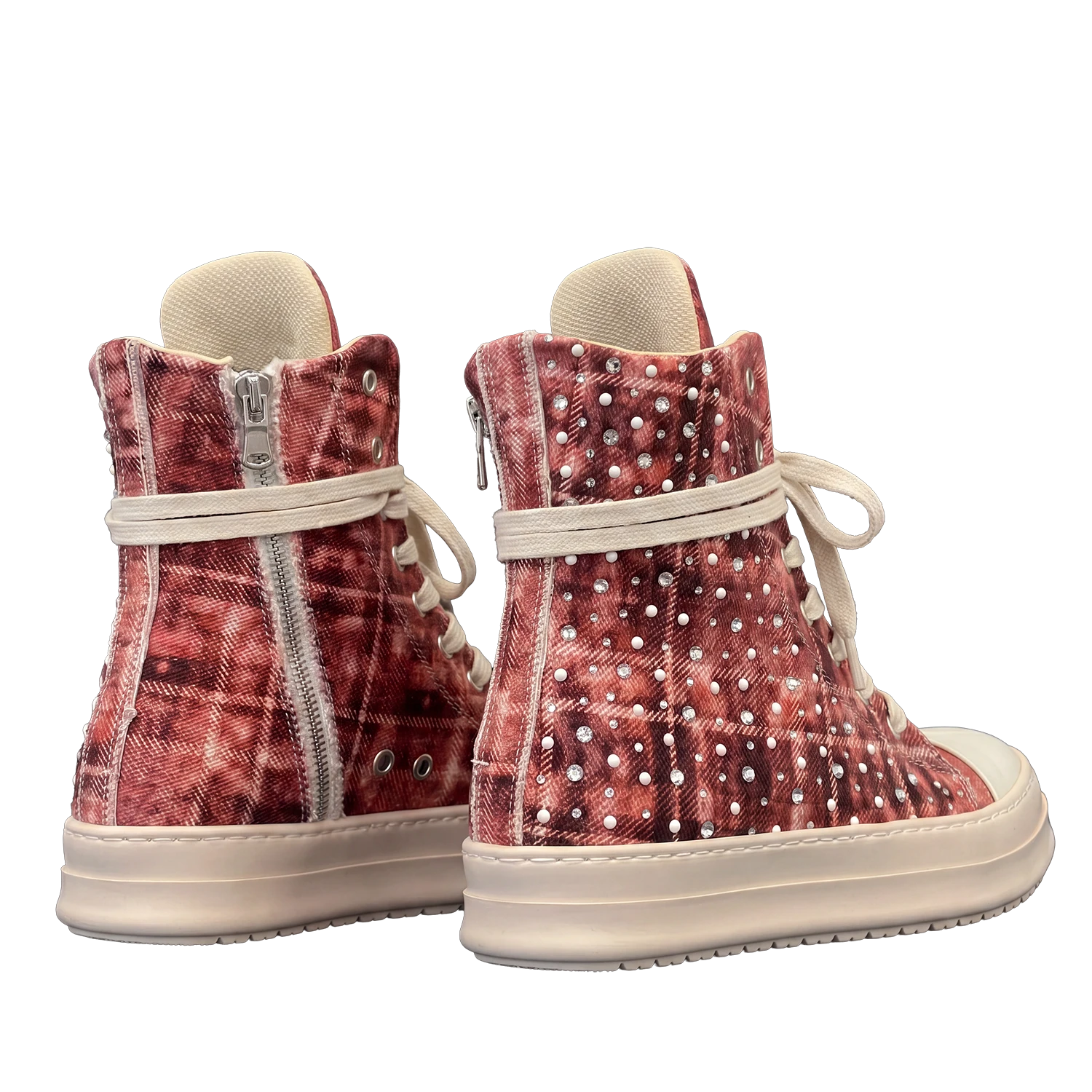 Sneakers - Scozzese Diamond - Rosso