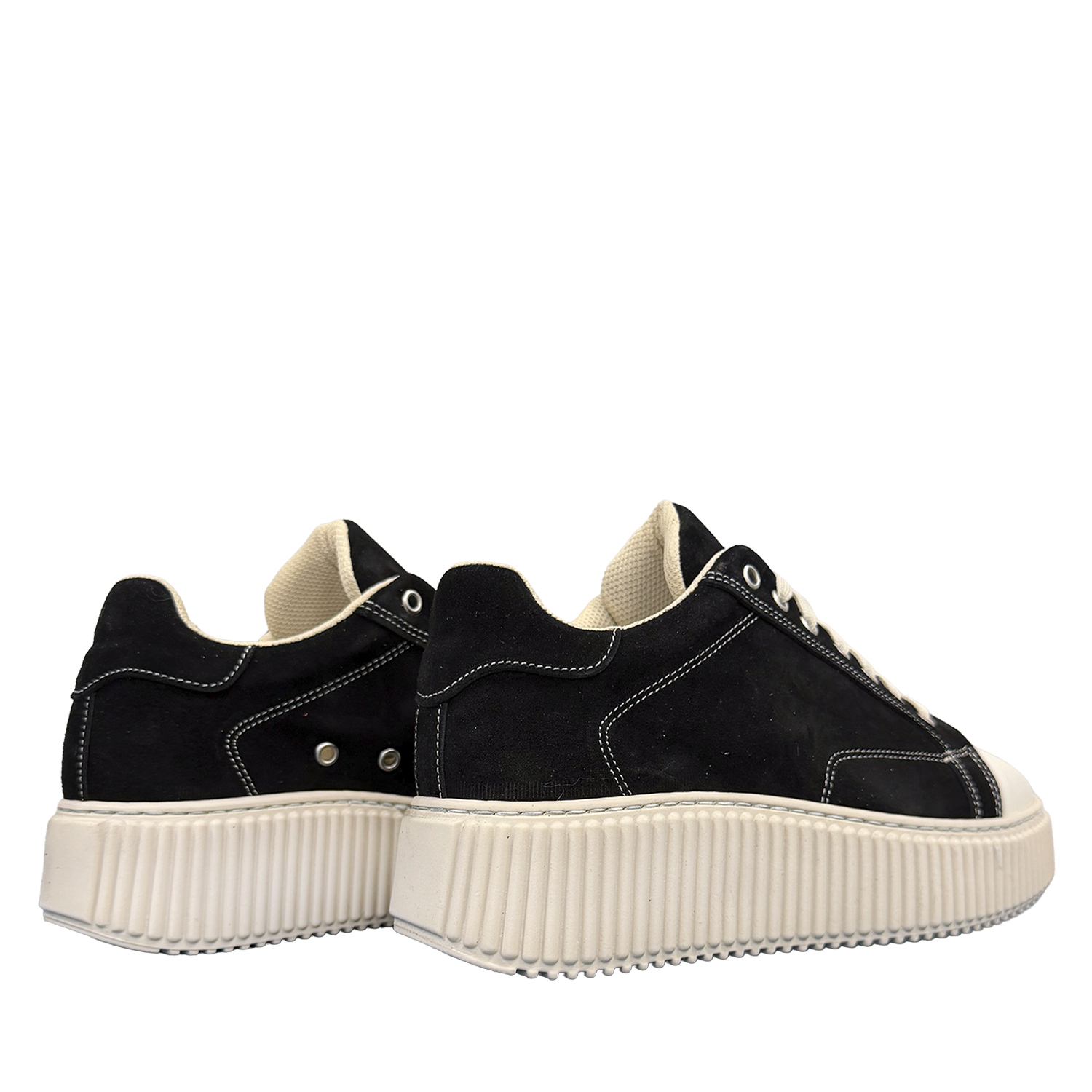 Sneakers - Seven Camoscio Nera