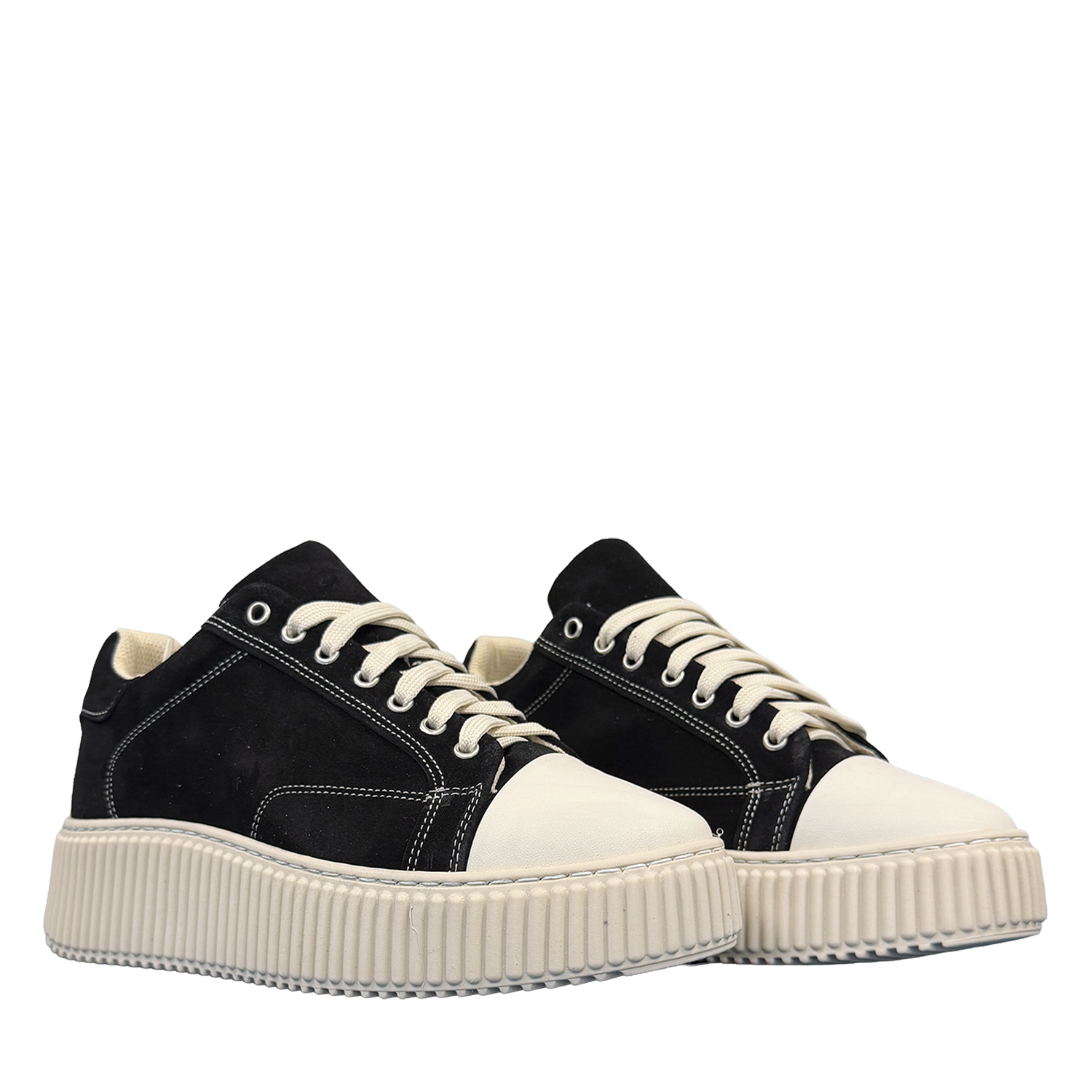 Sneakers - Seven Camoscio Nera