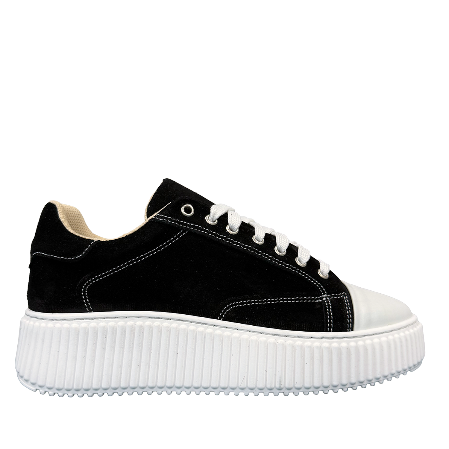 Sneakers - Seven Camoscio Nero V.2