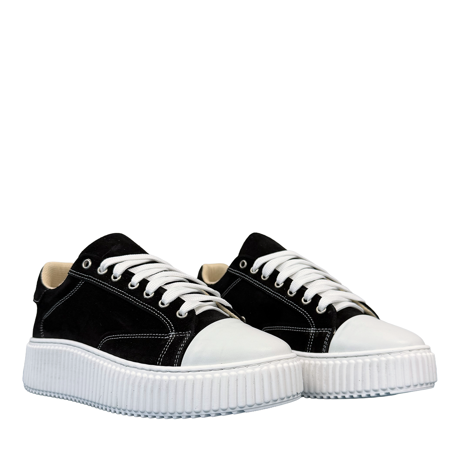 Sneakers - Seven Camoscio Nero V.2