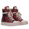 Sneakers - Scozzese Rosso Croci Piramide