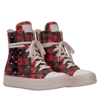 Sneakers - Scozzese Rosso Croci Piramide
