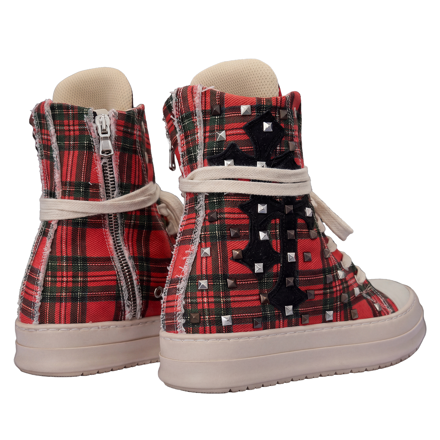 Sneakers - Scozzese Rosso Croci Piramide