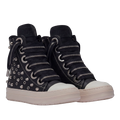 Sneakers Custom - Pelle Button Laccio Zip