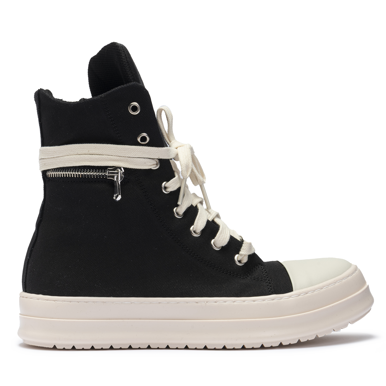 Sneakers Canvas High Zip