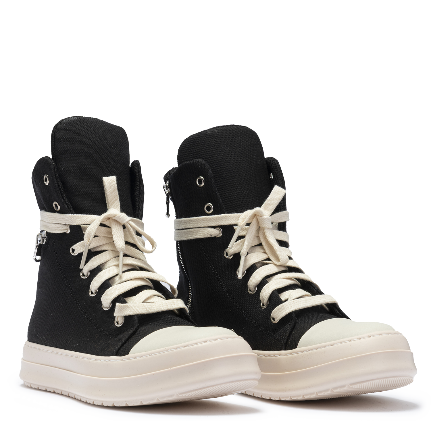 Sneakers Canvas High Zip
