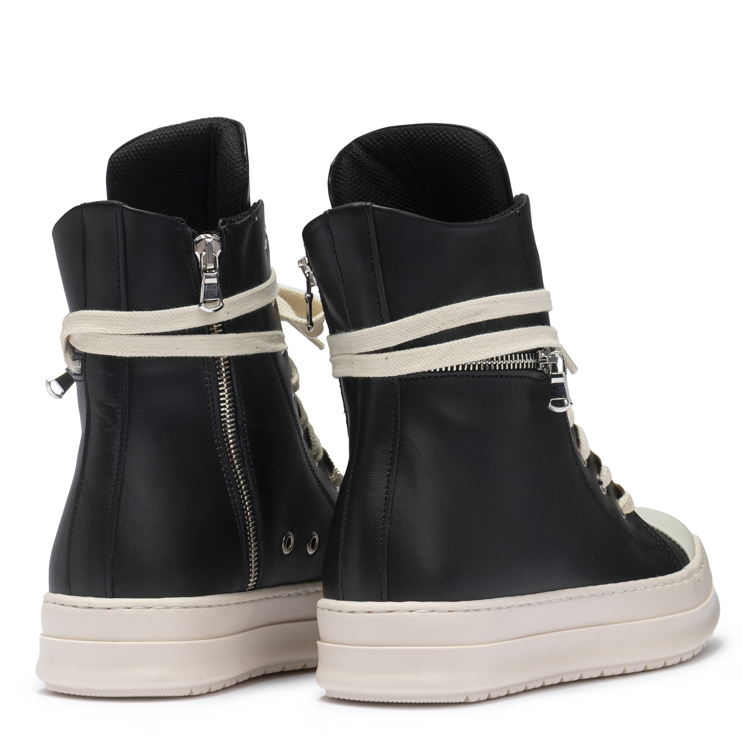 Sneakers Leather High Zip