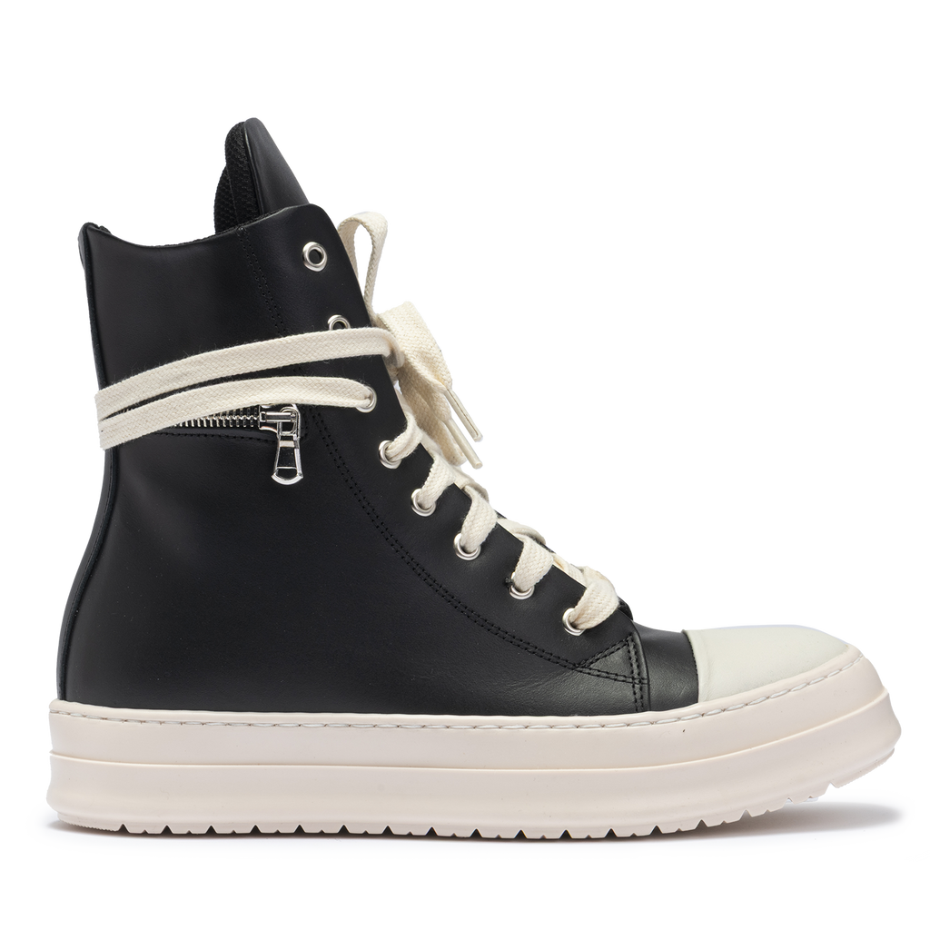 Sneakers Leather High Zip
