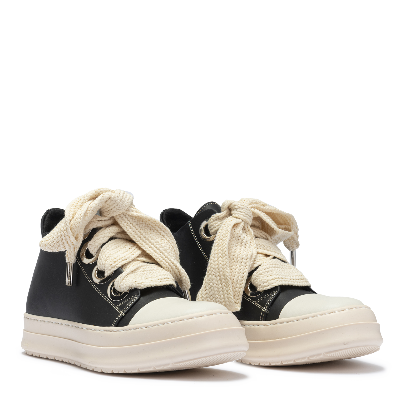 Sneakers Leather Low Maxi Lace