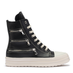 Sneakers - Pelle Nera Triple Zip