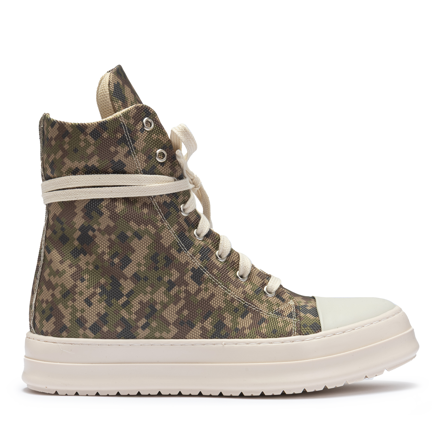 Sneakers Canvas Camouflage High