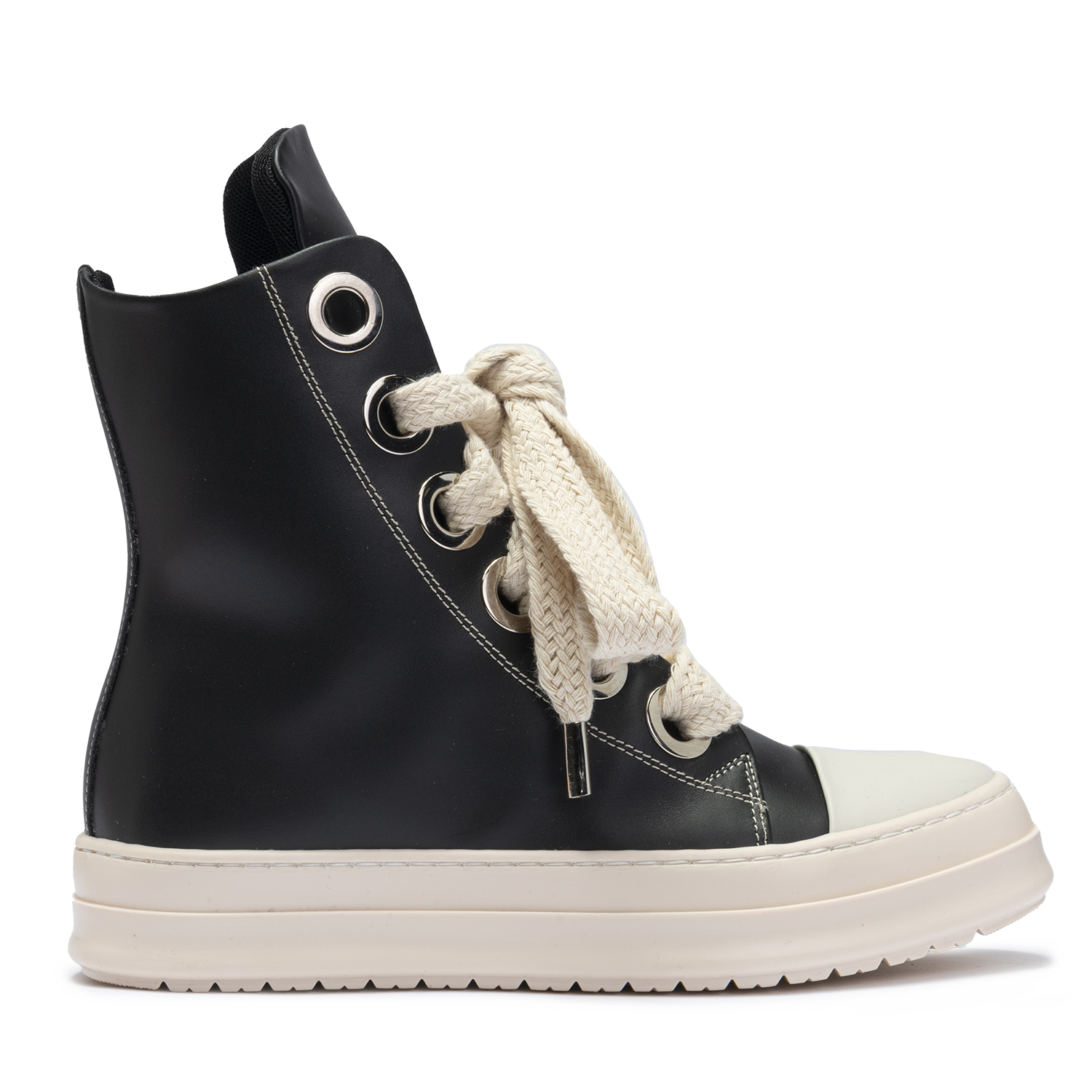 Sneakers Leather High Maxi Lace